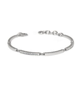 Brighton Brighton JF0415 Meridian Geo Bar Silver Bracelet
