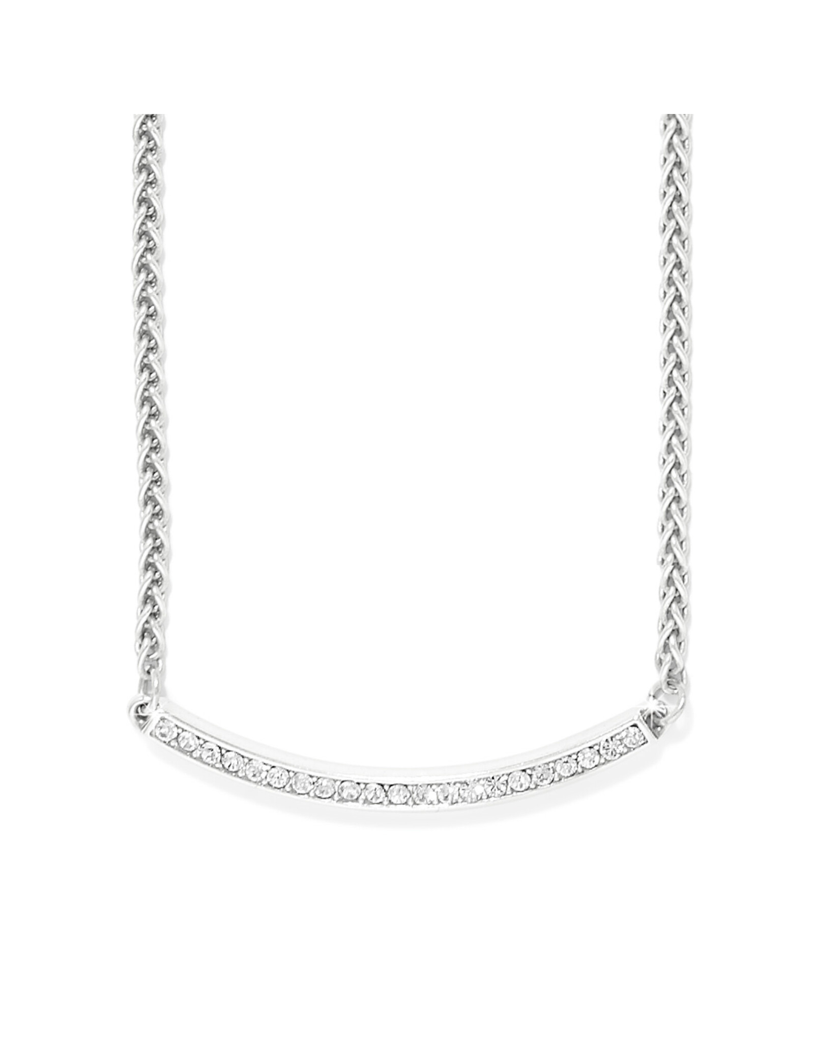 Brighton Brighton JM0155 Meridian Geo Bar Silver Necklace