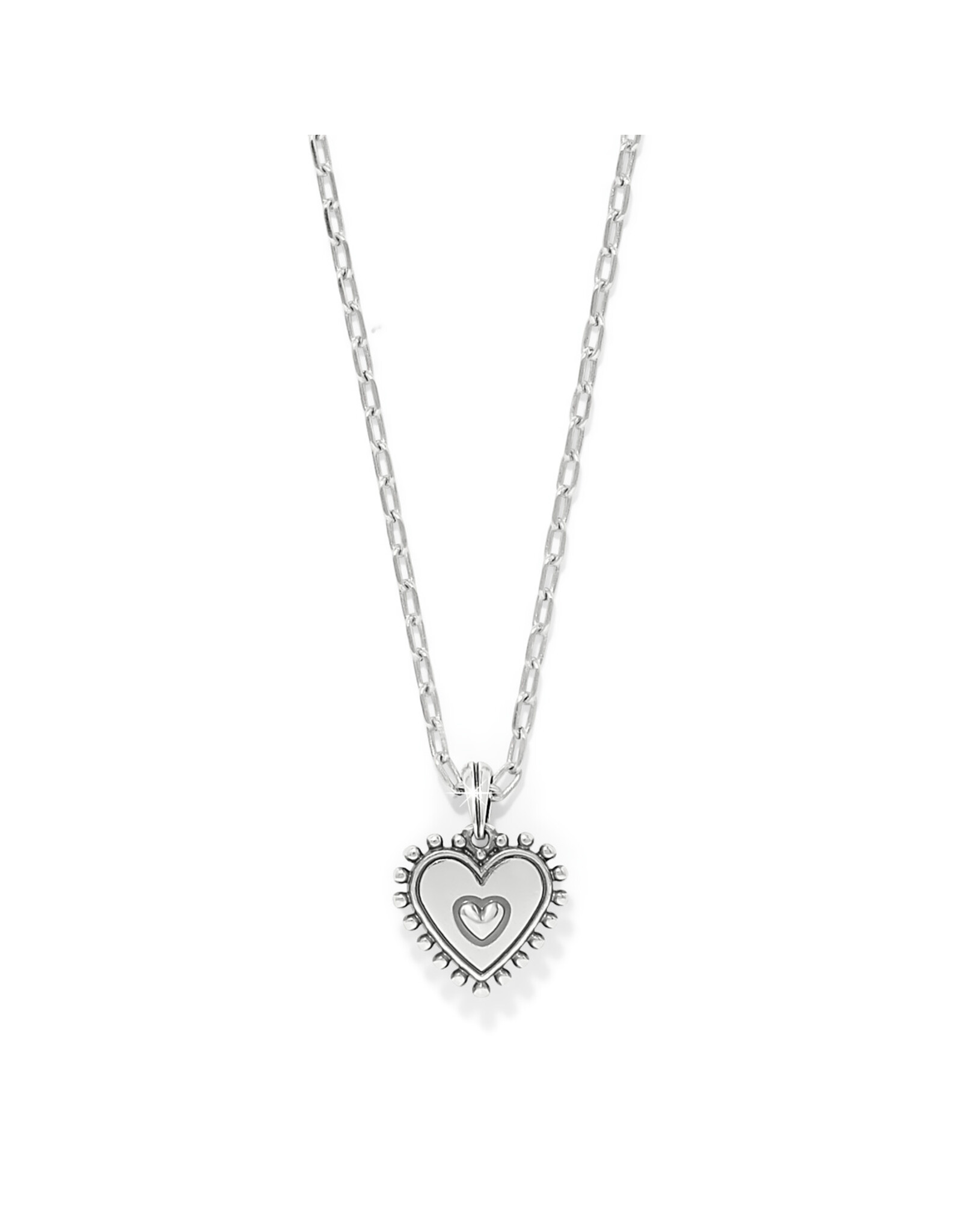 Brighton Brighton JM0183 Pretty Tough Amour Heart Necklace