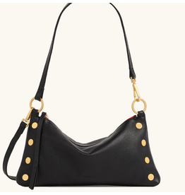 Hammitt Hammitt 18180 Kyle Black Brushed Gold Red Zip