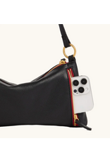 Hammitt Hammitt 18180 Kyle Black Brushed Gold Red Zip