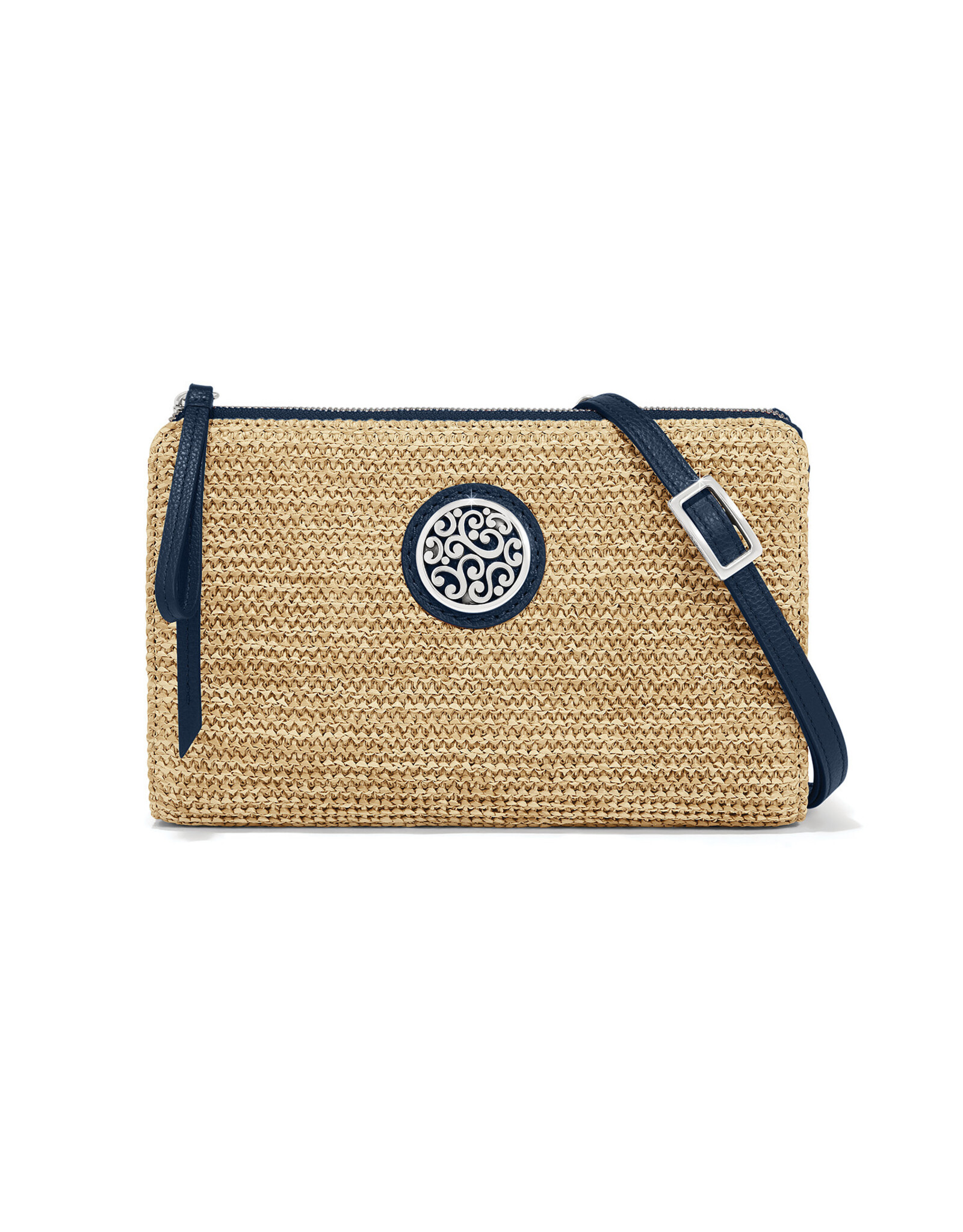 Brighton Brighton E5350F French Blue Contempo Straw Pouch