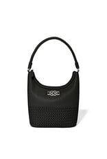 Brighton Brighton H4455B Black Interlok DelMar Shoulder Bag