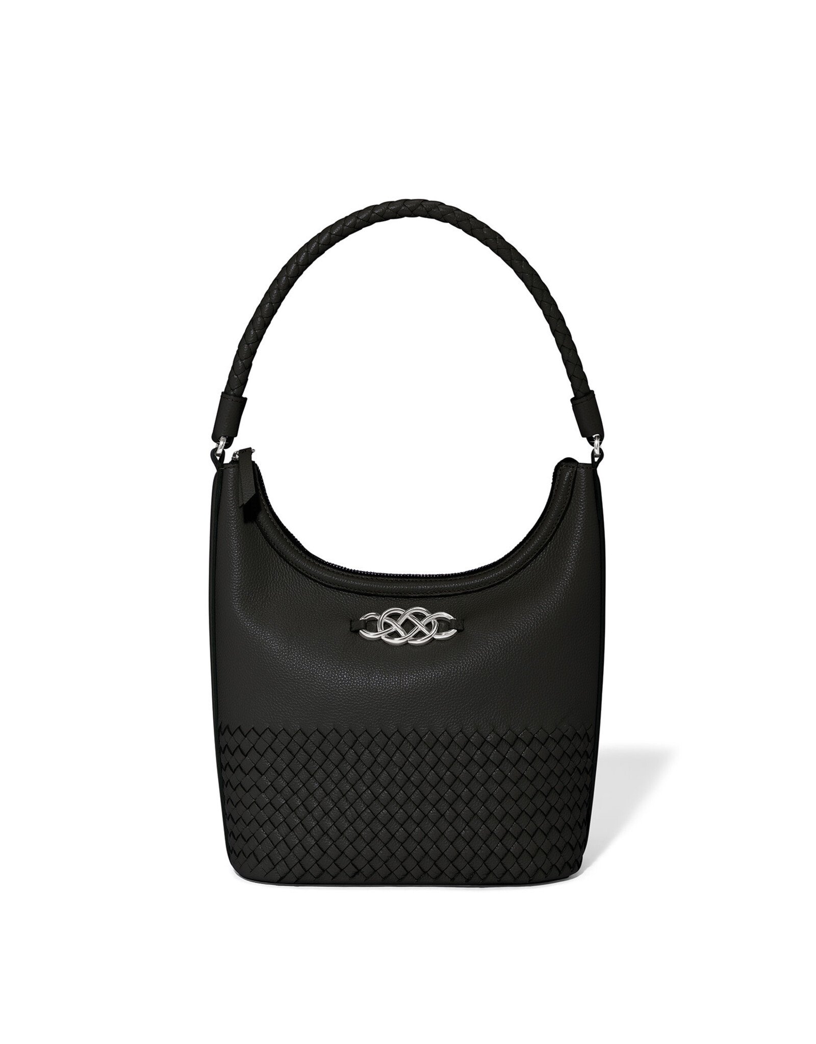 Brighton Brighton H4455B Black Interlok DelMar Shoulder Bag