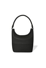 Brighton Brighton H4455B Black Interlok DelMar Shoulder Bag