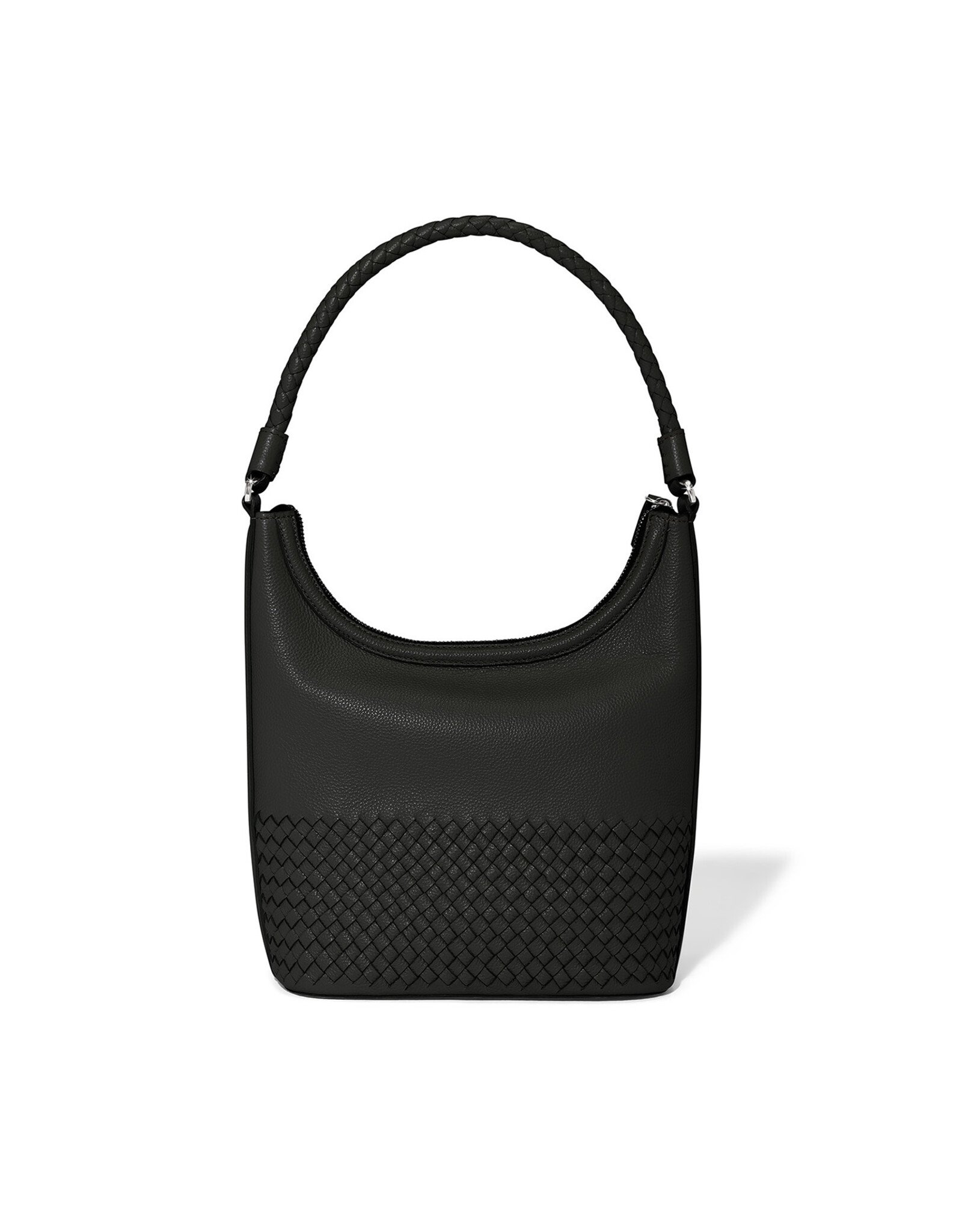 Brighton Brighton H4455B Black Interlok DelMar Shoulder Bag