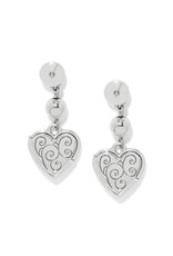 Brighton Brighton JA0273 Meridian Petite Wave Silver Post Earrings