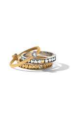 Brighton Brighton JF0366 Mystery of Love Gold Heart Hinged Bangle