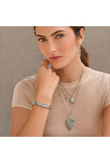 Brighton Brighton JF0366 Mystery of Love Gold Heart Hinged Bangle