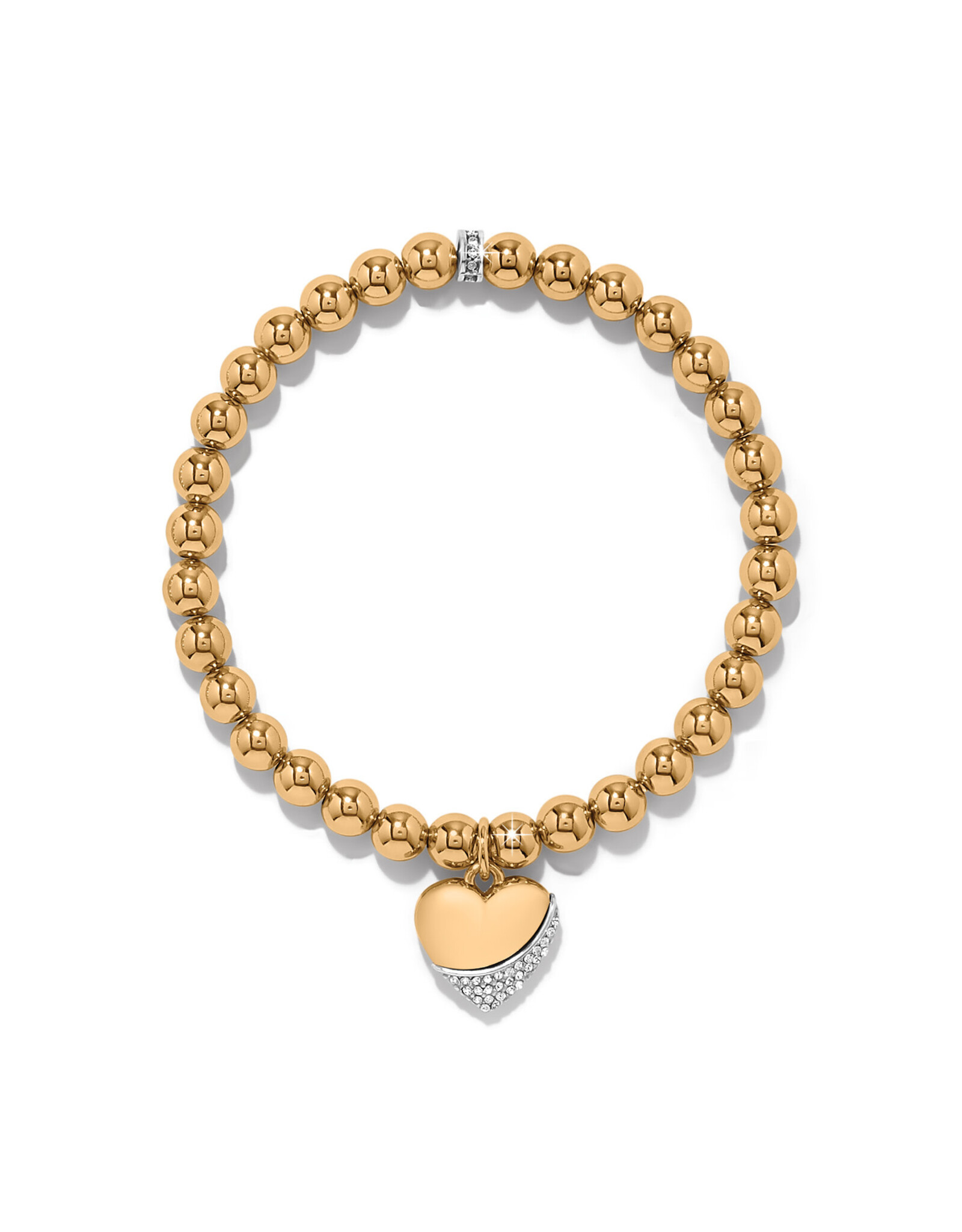 Brighton Brighton JF0421 Meridian Petite Wave Heart Bracelet Gold