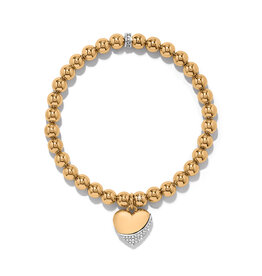 Brighton Brighton JF0421 Meridian Petite Wave Heart Bracelet Gold