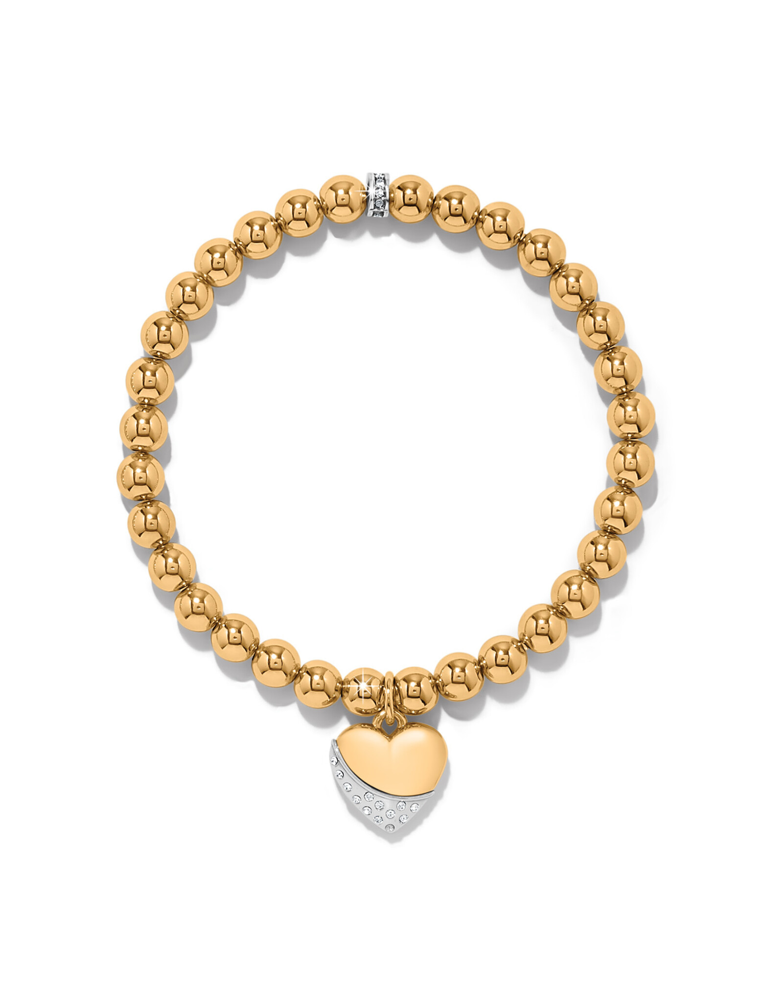 Brighton Brighton JF0421 Meridian Petite Wave Heart Bracelet Gold