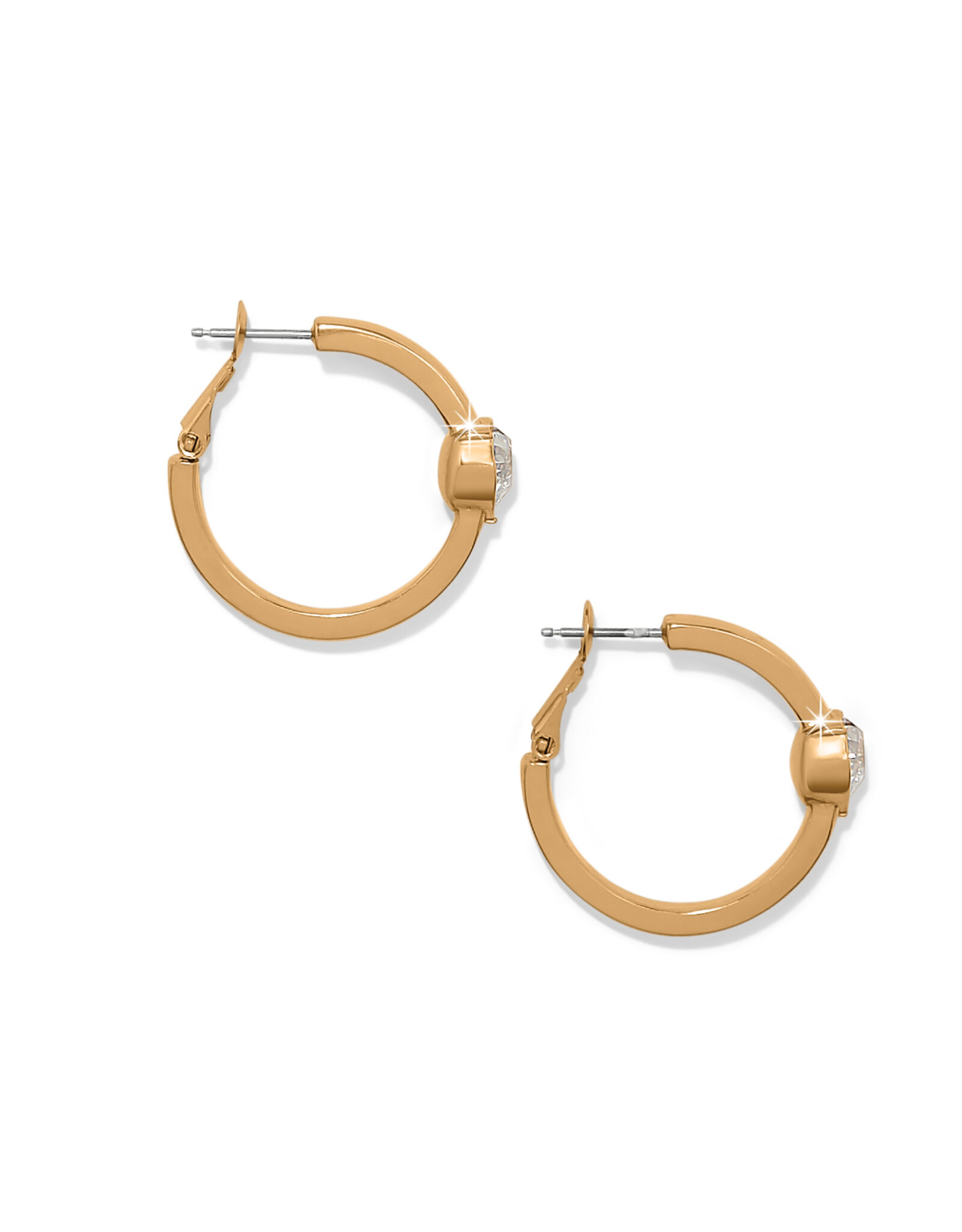Brighton Brighton JA0210 Mystery of Love Gold Crystal Hoop Earring