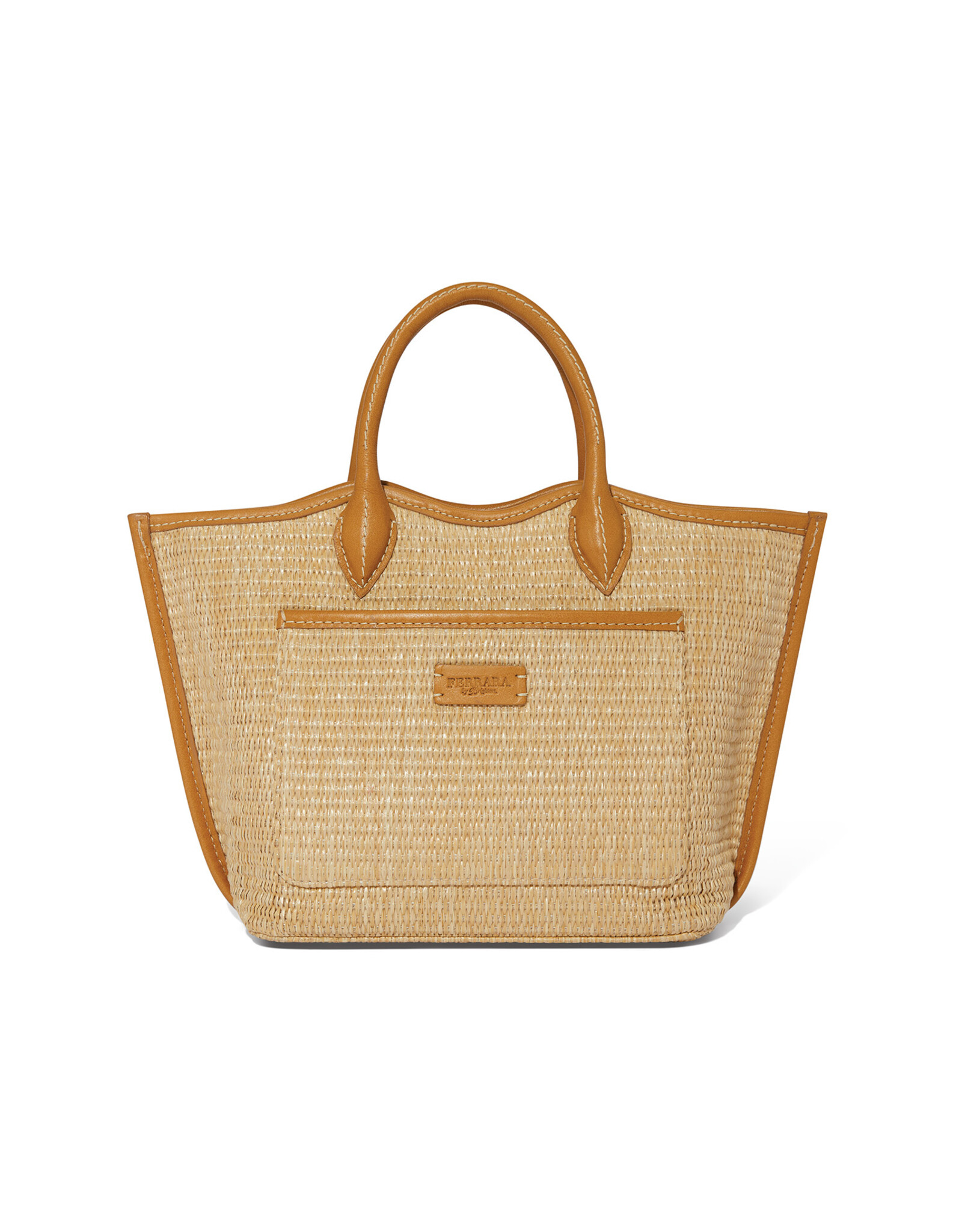 Brighton Brighton H73914 Blonde Biancca Medium Straw Tote