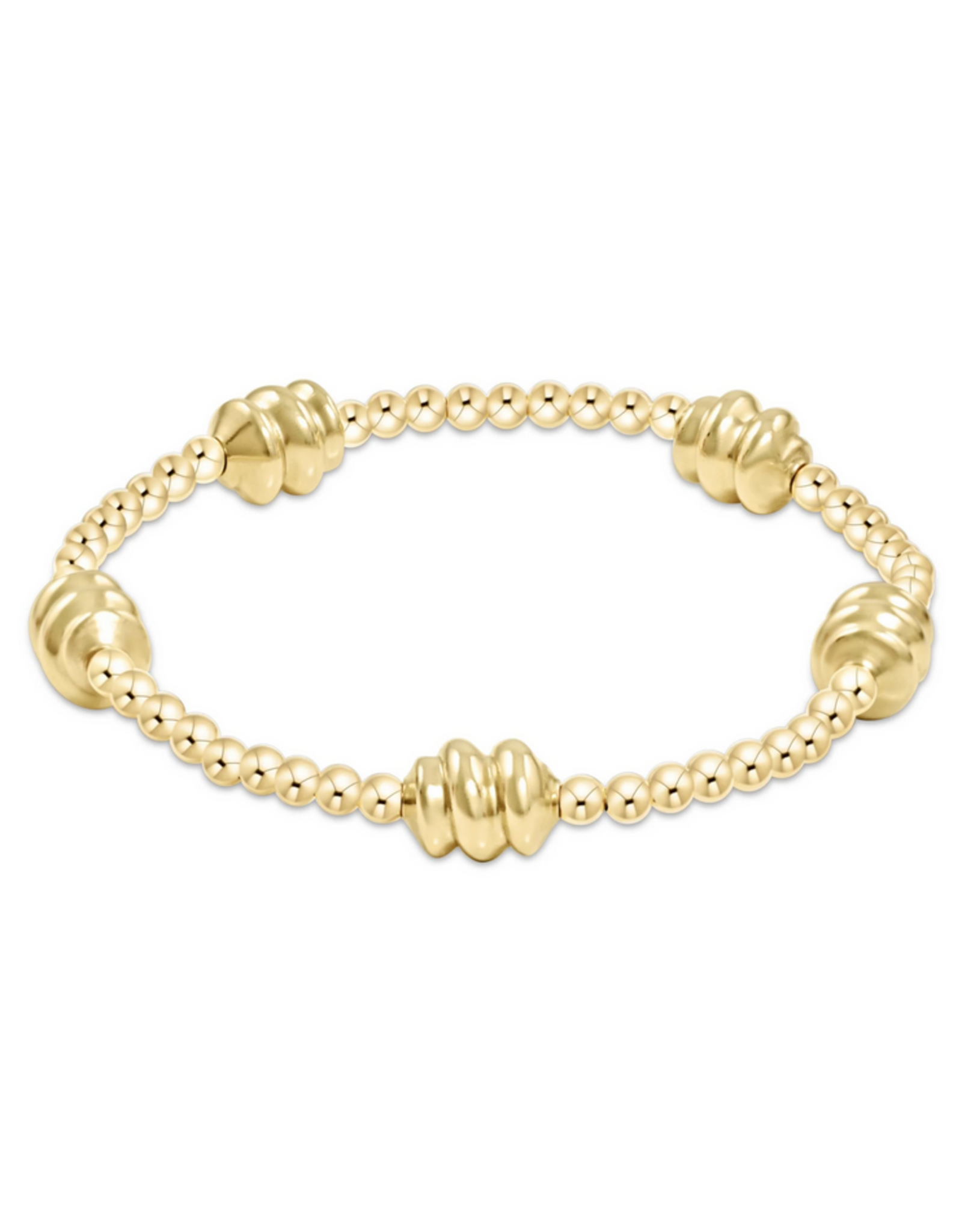 enewton Enewton BADG3G  Admire Gold 3mm Bead Bracelet