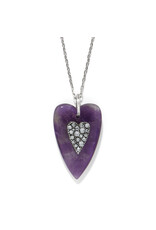 Brighton Brighton JM016A Love Messages B You Amethyst Necklace