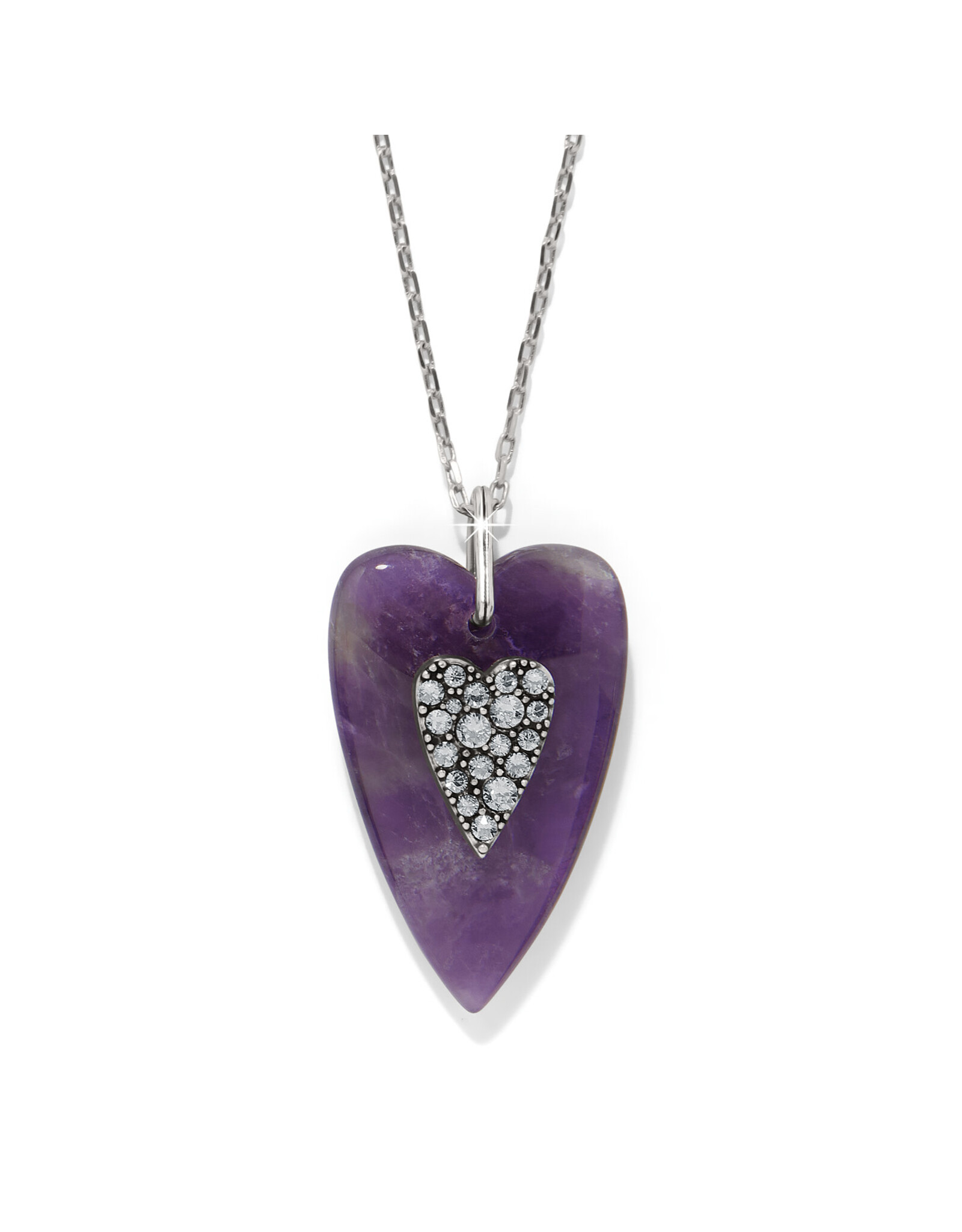 Brighton Brighton JM016A Love Messages B You Amethyst Necklace