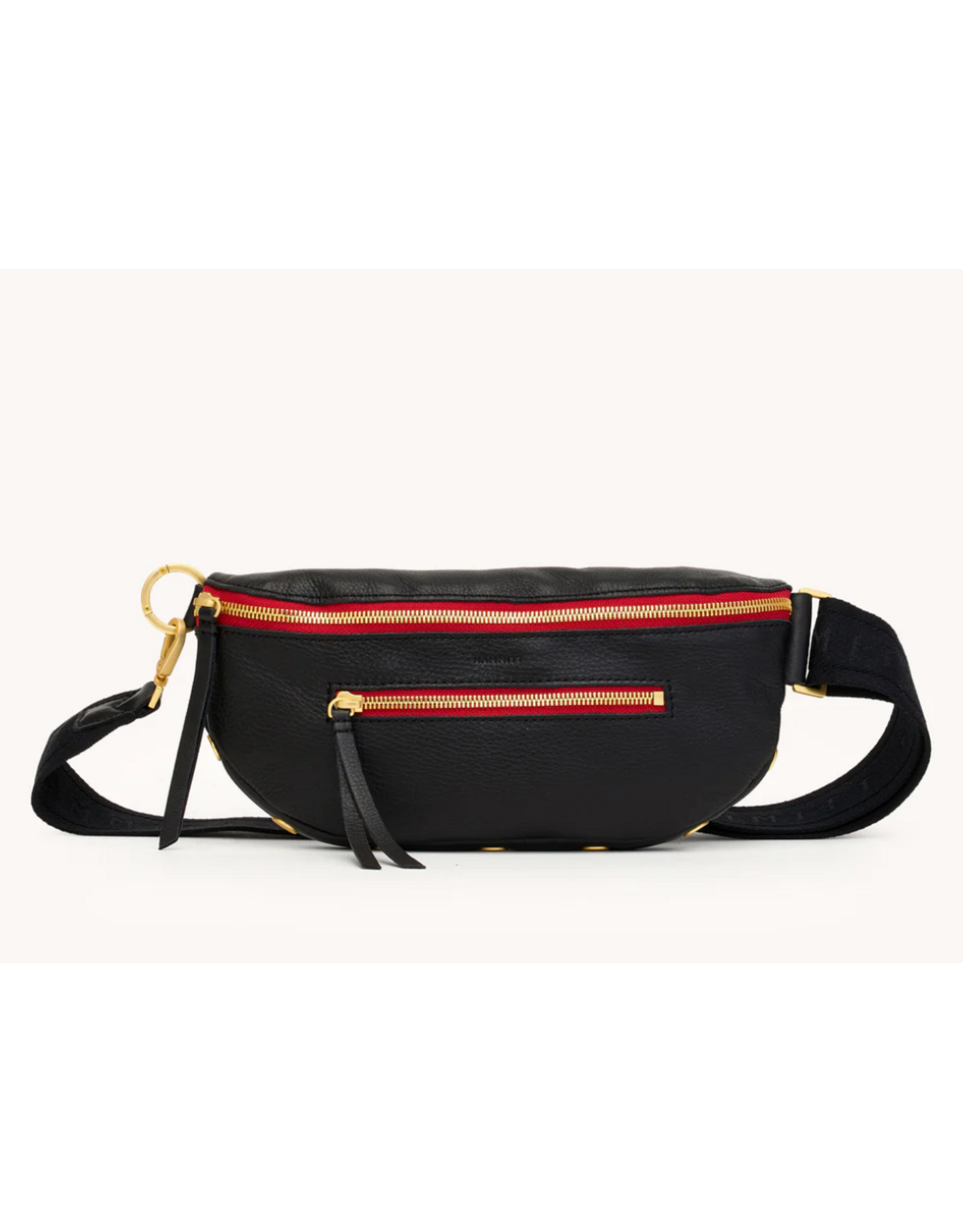 Hammitt Hammitt 17882 Charles Crossbody Lrg Large Black Rd Zip