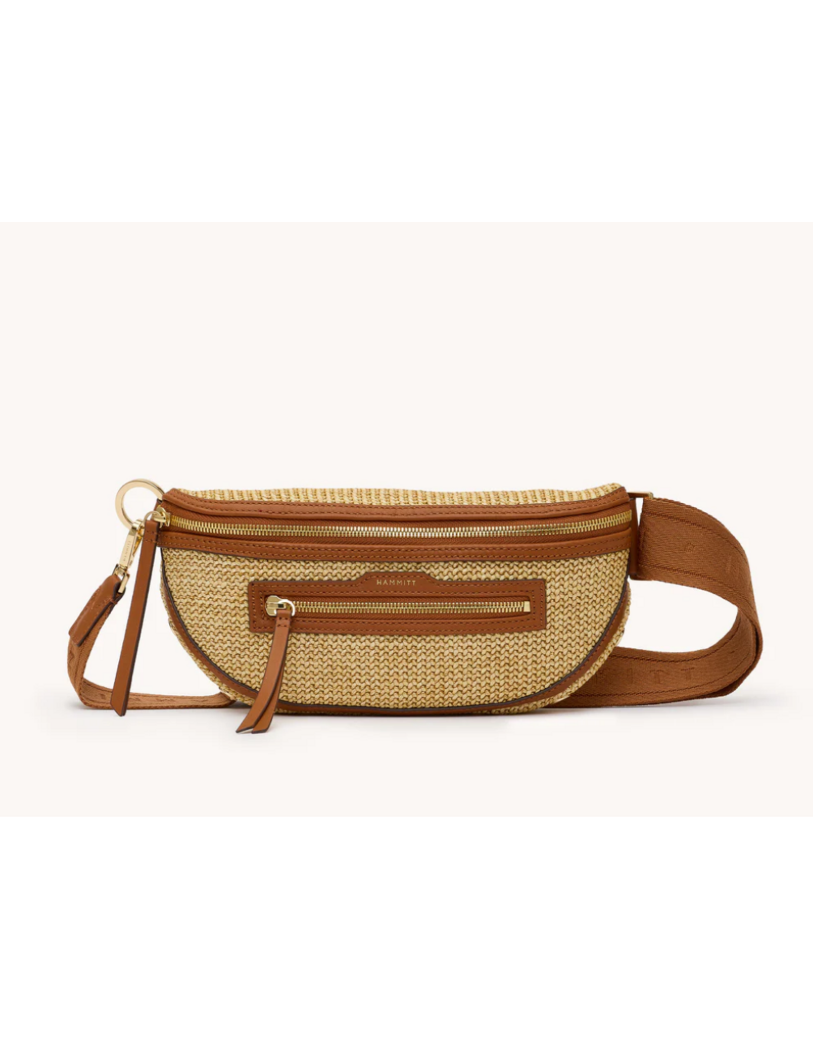 Hammitt Hammitt 17330 Charles Crossbody Med Cocoa Raffia