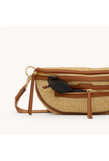 Hammitt Hammitt 17330 Charles Crossbody Med Cocoa Raffia