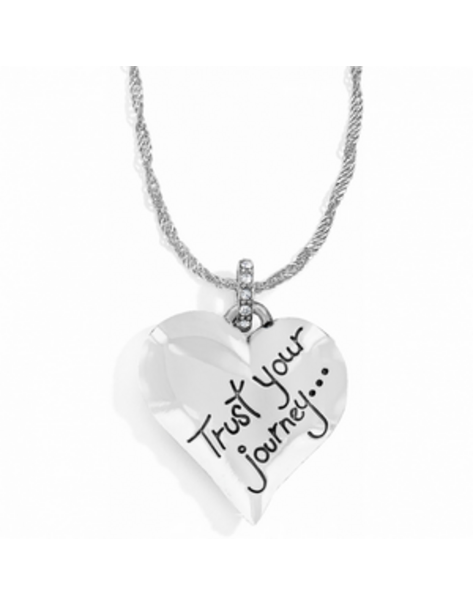 Brighton Brighton JL3913 Trust Your Journey Heart Necklace Aqua