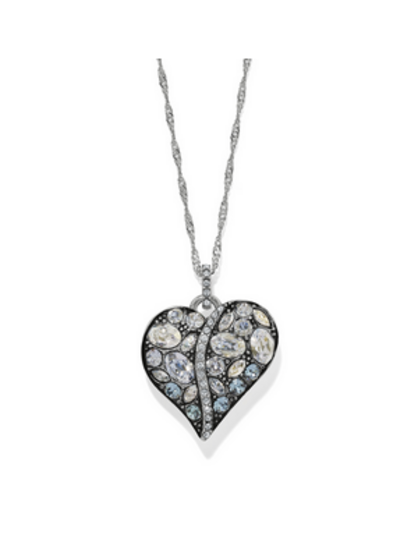 Brighton Brighton JL3913 Trust Your Journey Heart Necklace Aqua