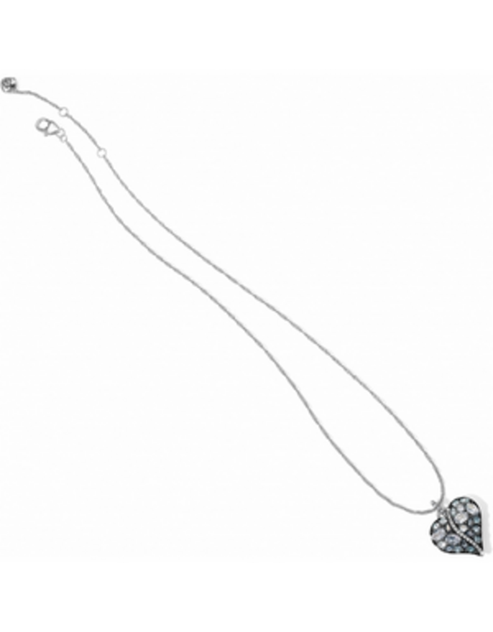 Brighton Brighton JL3913 Trust Your Journey Heart Necklace Aqua