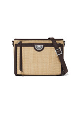 Brighton Brighton H73788 Natural Cocoa Jordyn Straw Crossbody