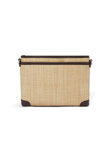 Brighton Brighton H73788 Natural Cocoa Jordyn Straw Crossbody