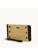 Hammitt Hammitt 18190 Bryant Wallet Noir Smooth Raffia GM