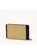 Hammitt Hammitt 18190 Bryant Wallet Noir Smooth Raffia GM