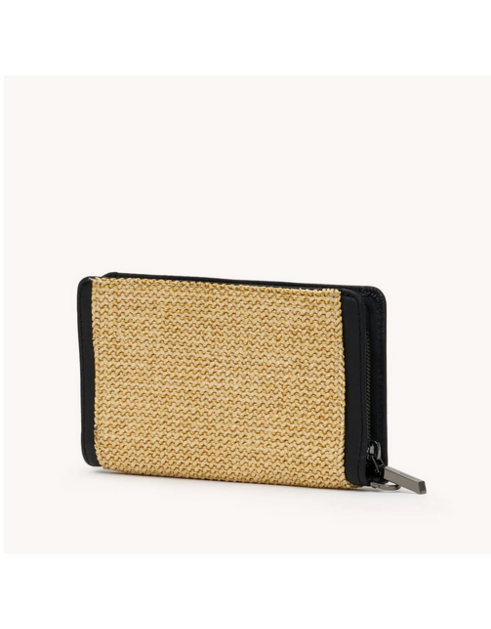 Hammitt Hammitt 18190 Bryant Wallet Noir Smooth Raffia GM