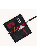 Hammitt Hammitt 18190 Bryant Wallet Noir Smooth Raffia GM