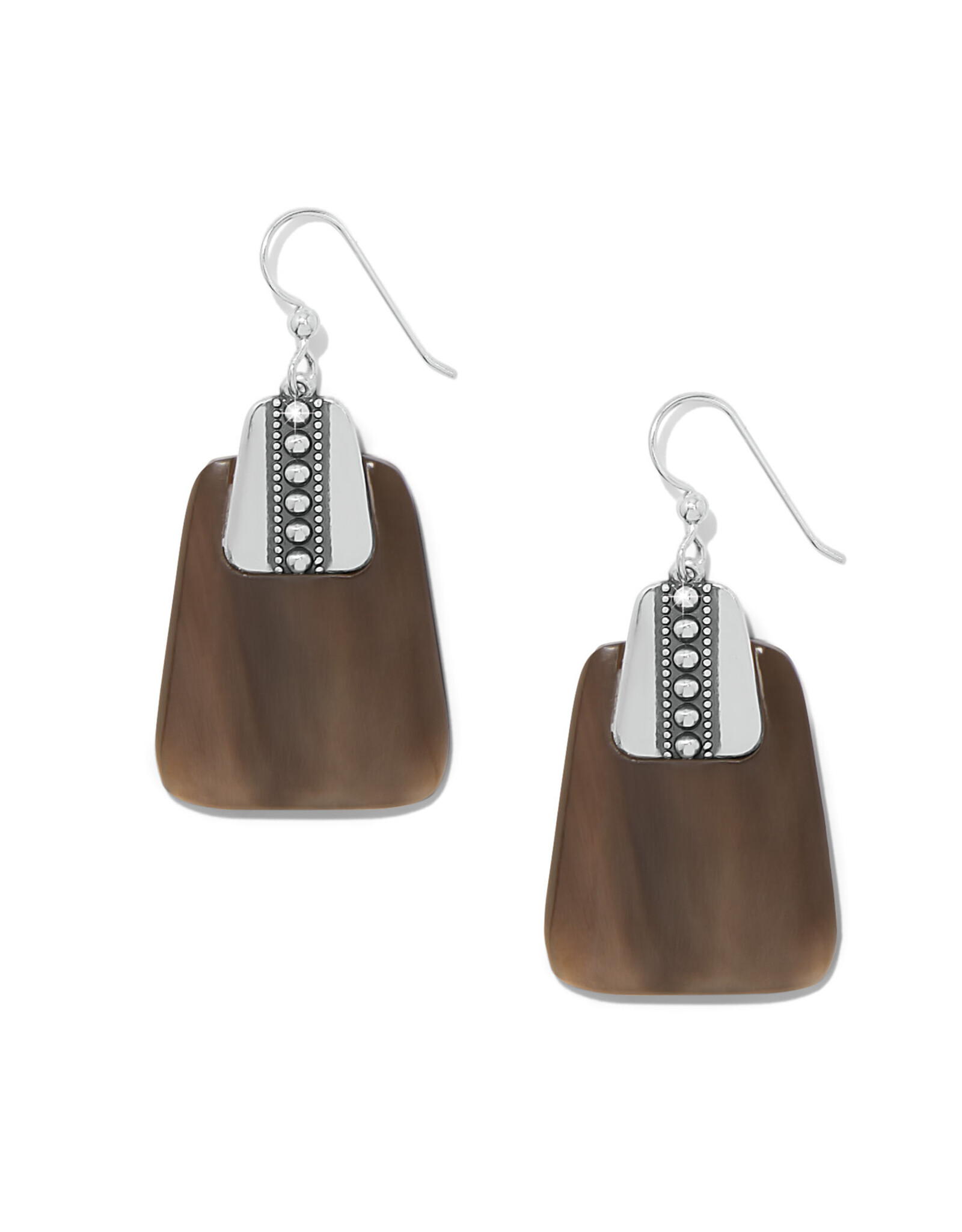 Brighton Brighton JA0240 Pretty Tough Geo Horn French Wire Earrings