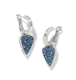 Brighton Brighton JA0297 Love Messages B Love Blue Heart Earrings
