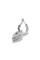 Brighton Brighton JA0297 Love Messages B Love Blue Heart Earrings