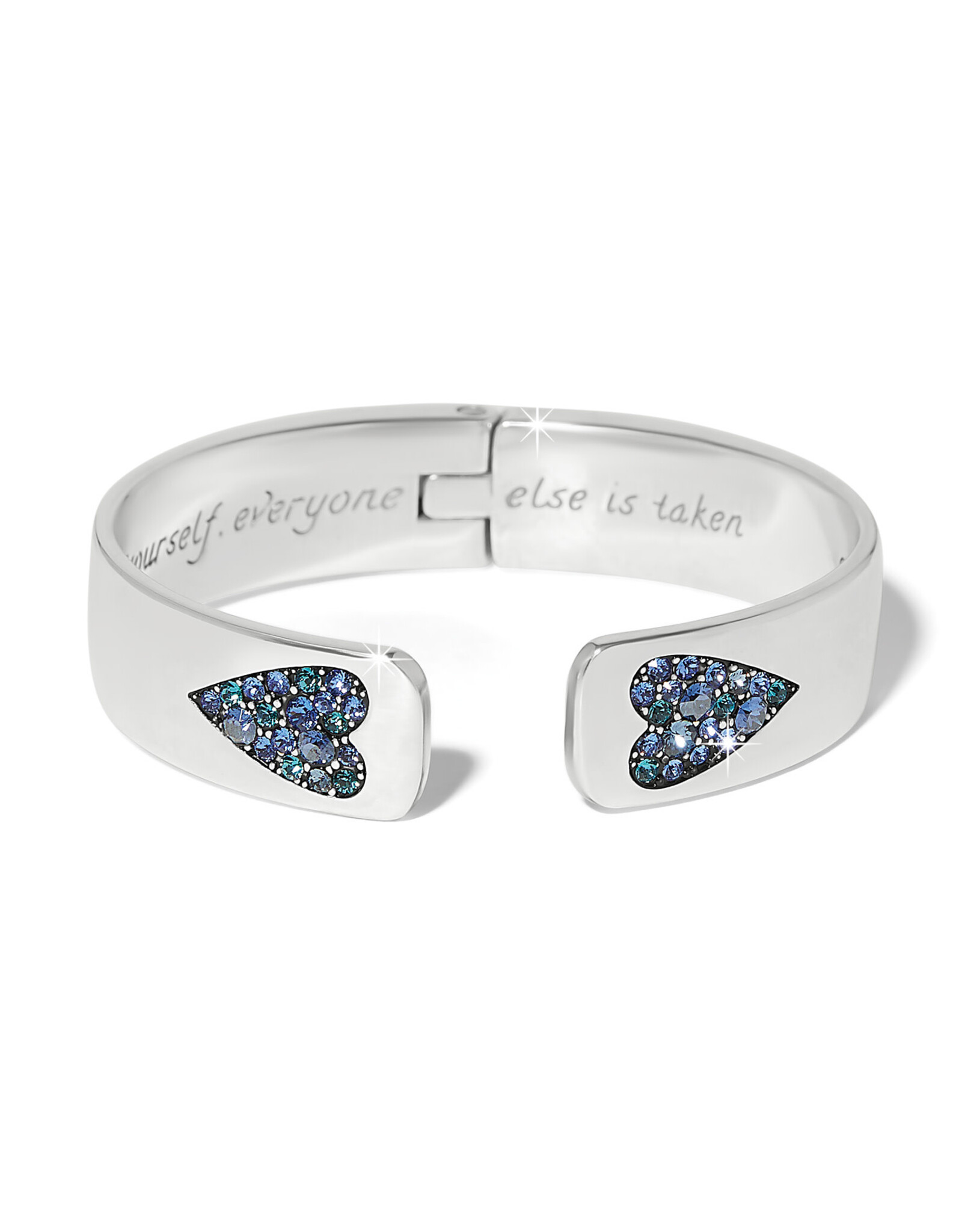 Brighton Brighton JF0438 Love Messages B You Blue Hinged Bangle