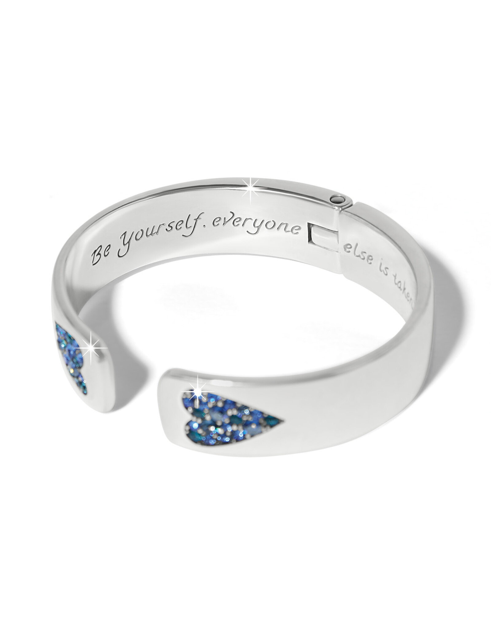 Brighton Brighton JF0438 Love Messages B You Blue Hinged Bangle