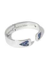 Brighton Brighton JF0438 Love Messages B You Blue Hinged Bangle
