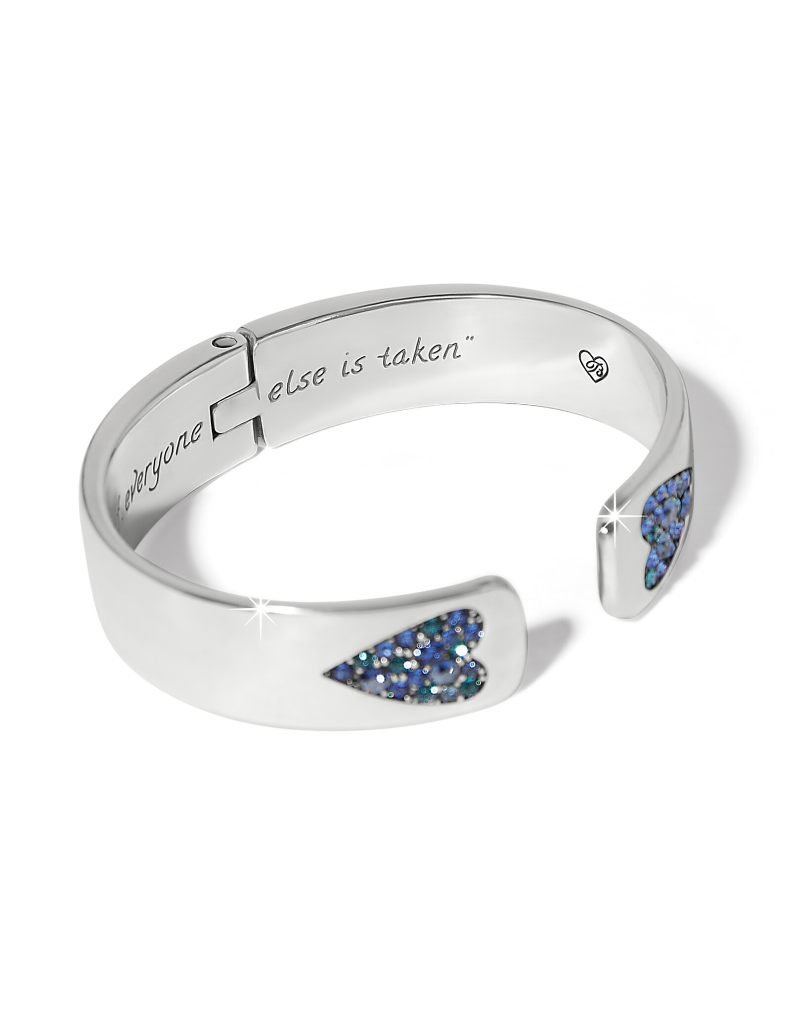 Brighton Brighton JF0438 Love Messages B You Blue Hinged Bangle