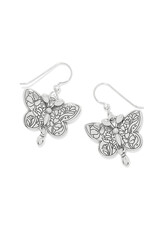 Brighton JA0320 La Tulipe Butterfly Fence Wire Earrings