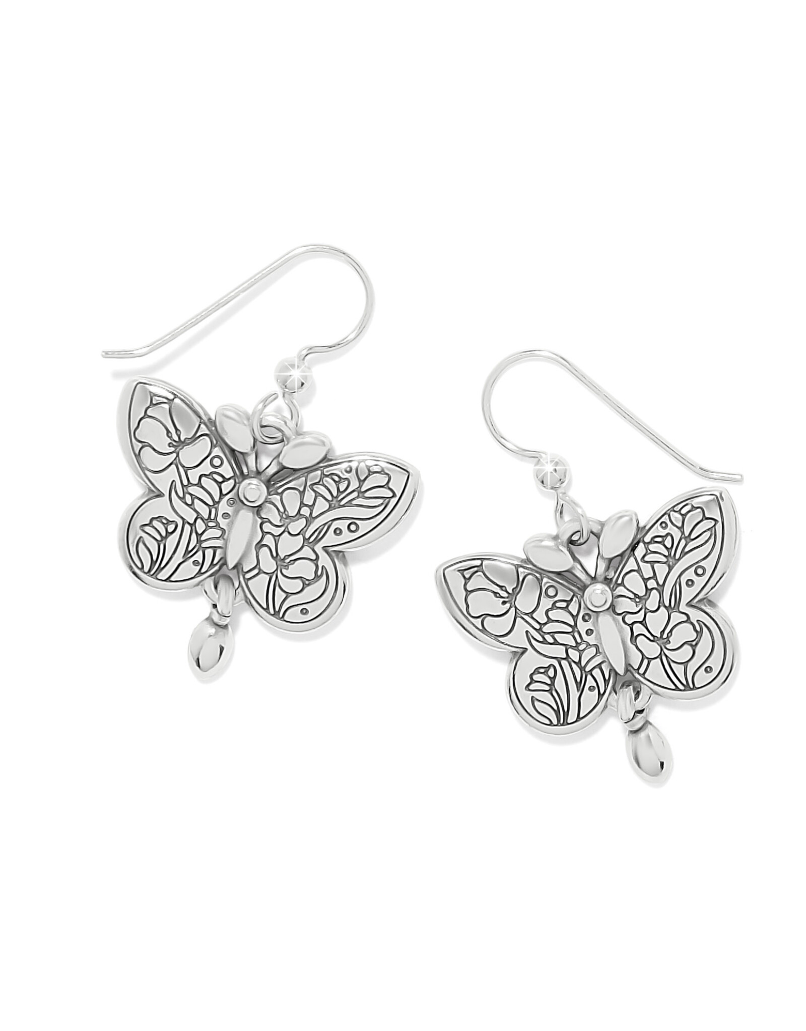 Brighton JA0320 La Tulipe Butterfly Fence Wire Earrings