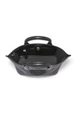 Brighton Brighton H73913 Biancca Medium Straw Tote Black