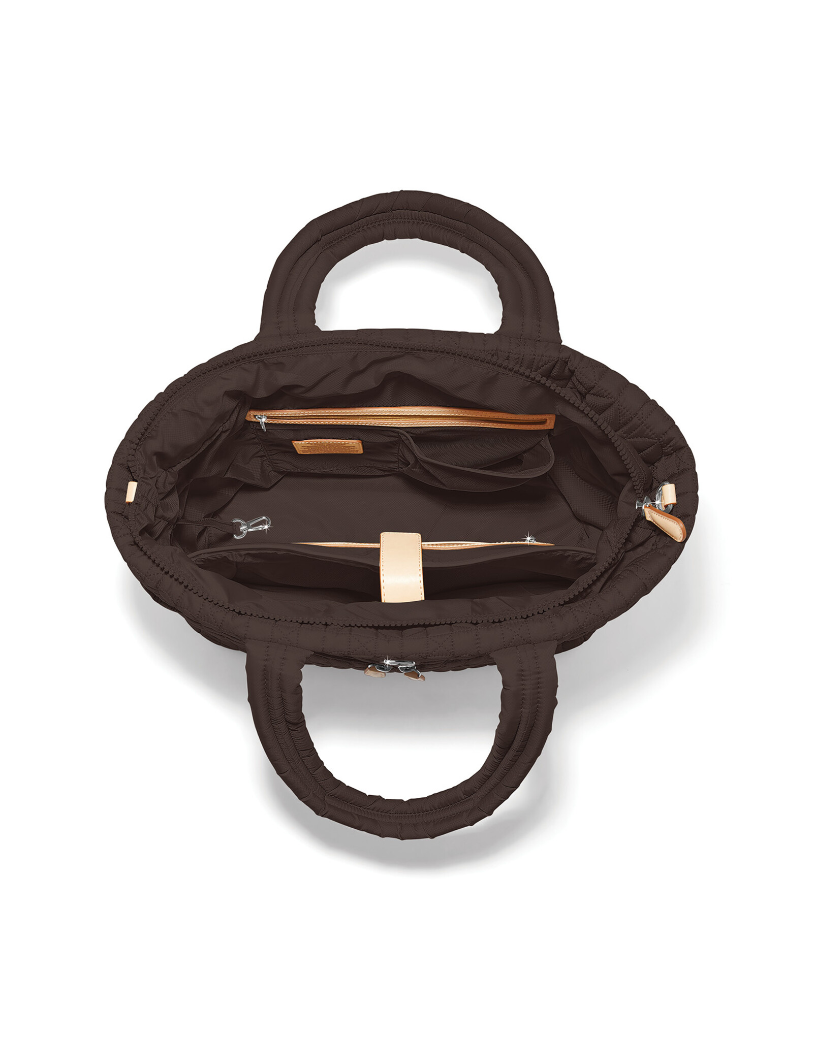 Brighton Brighon H55348 Heart Beat Amara Large Tote Cocoa