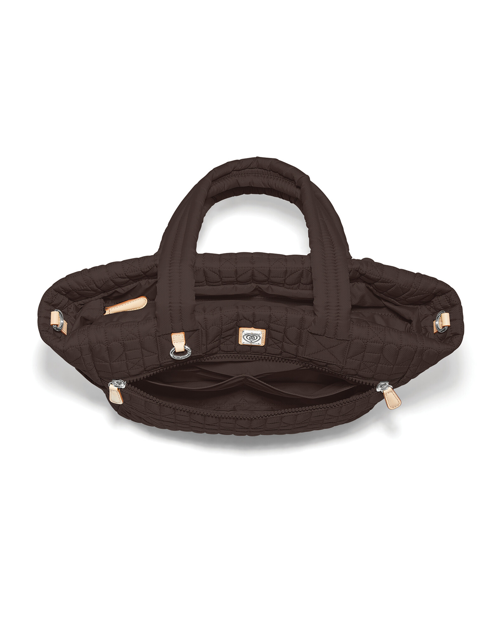 Brighton Brighon H55348 Heart Beat Amara Large Tote Cocoa