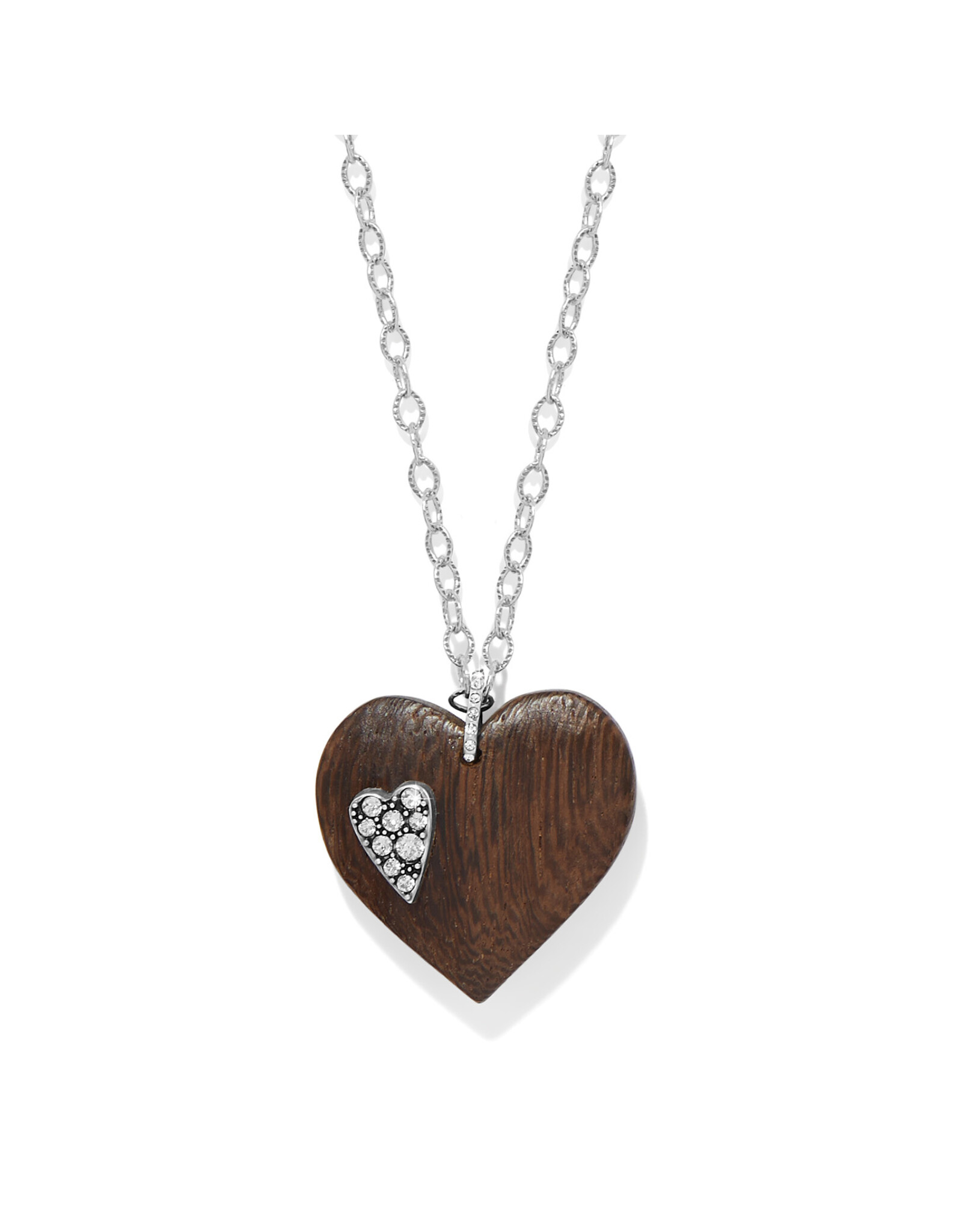 Brighton Brighton JM0202 Love Message B Love Wood Necklace