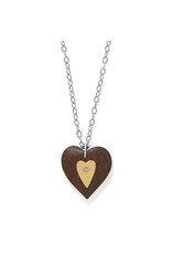 Brighton Brighton JM0202 Love Message B Love Wood Necklace