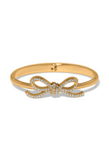 Brighton Brighton JF0447 Illumina Bow Gold Hnged Bangle