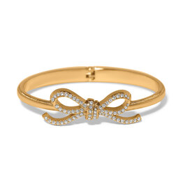 Brighton Brighton JF0447 Illumina Bow Gold Hinged Bangle