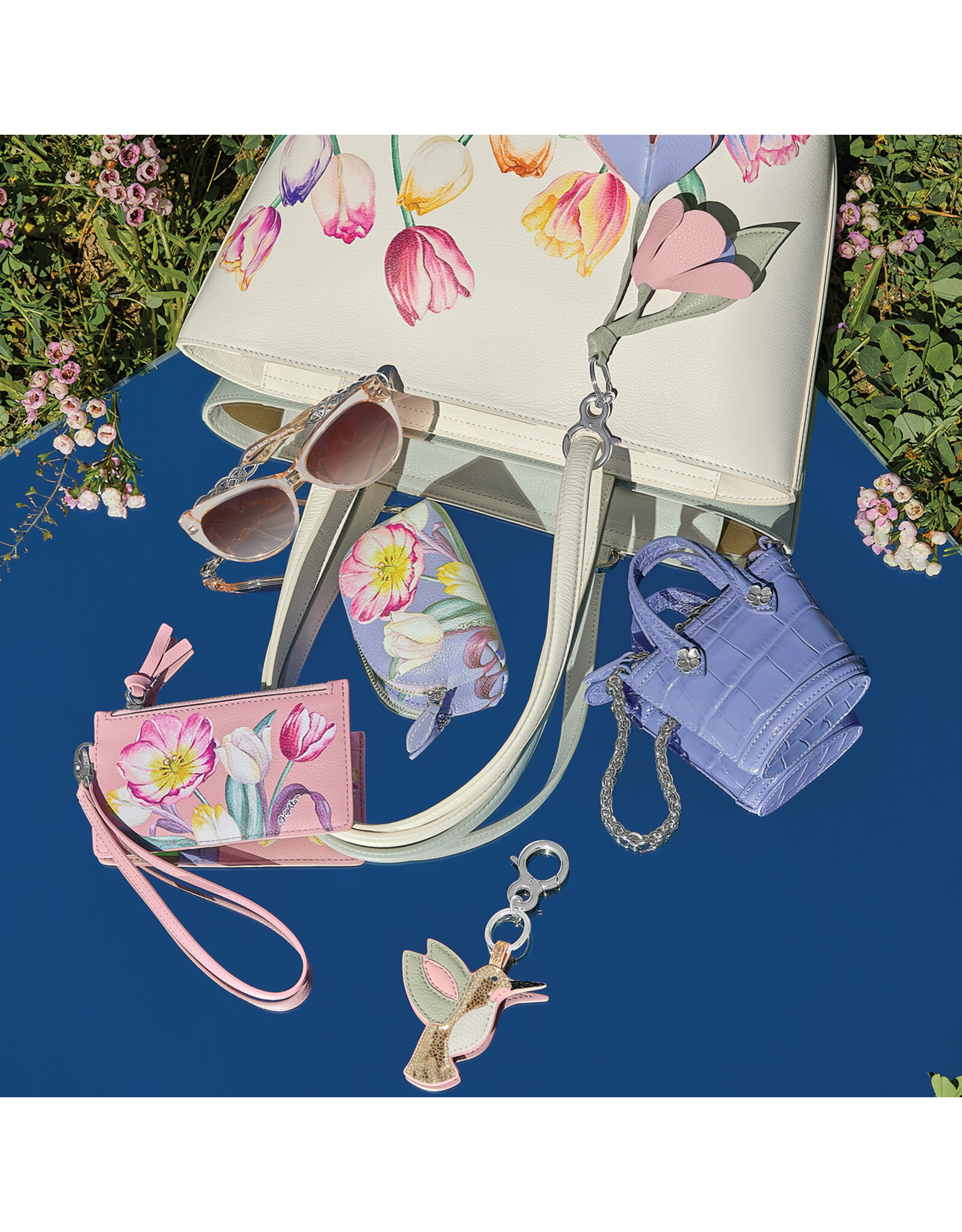 Brighton Brighton E1889M La Tulipe Hummingbird Handbag Fob